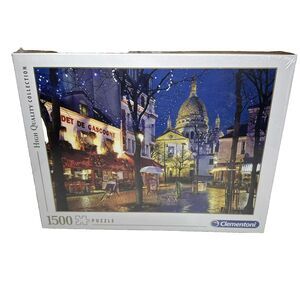 Clementoni Paris Montmartre 1500 Piece Puzzle High Quality Collection~ Italy NEW